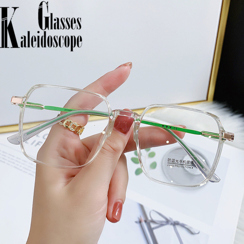 Četvrtaste naočale za kratkovidnost Žene Muškarci Naočale za kratkovidnost Modne velike okvire Studentska dioptrija -1,0 1,5 2,0 2,5 do -6,0