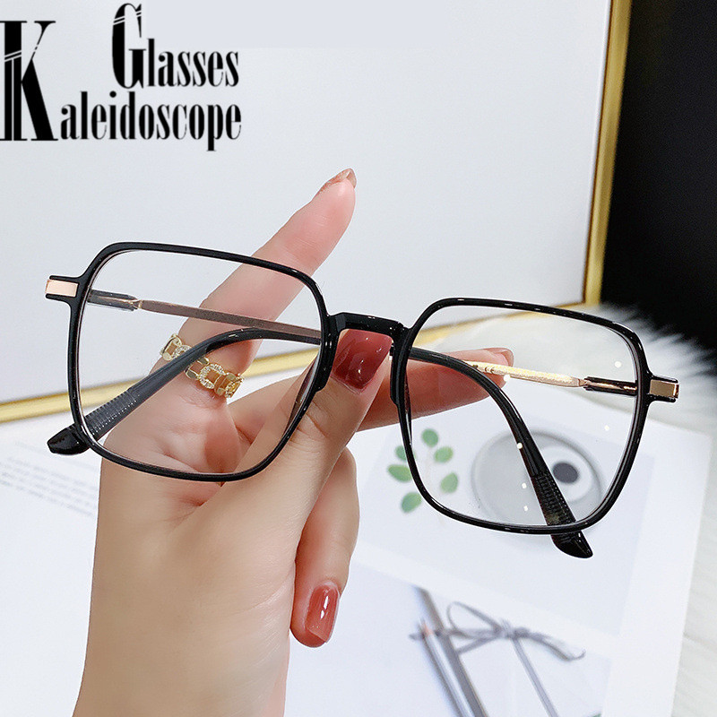 Četvrtaste naočale za kratkovidnost Žene Muškarci Naočale za kratkovidnost Modne velike okvire Studentska dioptrija -1,0 1,5 2,0 2,5 do -6,0