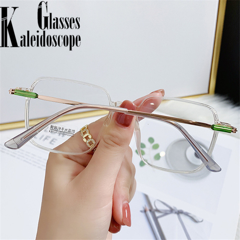 Četvrtaste naočale za kratkovidnost Žene Muškarci Naočale za kratkovidnost Modne velike okvire Studentska dioptrija -1,0 1,5 2,0 2,5 do -6,0