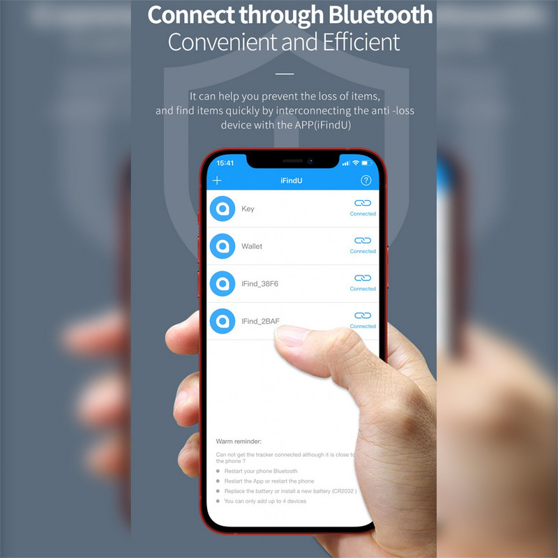 Tracker Alarmă anti-pierdere Mini Wireless Bluetooth-compat Tracker Mașină Copii Vechi Geantă Portofel Găsește chei Localizator Alarmă anti-pierdere