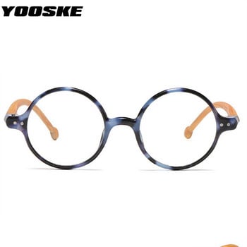 YOOSKE Μικρά στρογγυλά γυαλιά ανάγνωσης ρετρό μπλε φωτός που μπλοκάρουν υπολογιστή Πρεσβυωπικά γυαλιά Γυναικεία Ανδρικά Υπερμετρωπία Διόπτρα +1,5 2,0