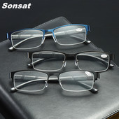 Naočale za čitanje Trend naočale za čitanje za muškarce i žene Visokokvalitetne polurame s dioptrijom Poslovne uredske muške naočale za čitanje