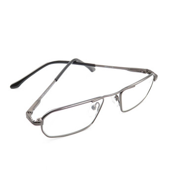 Майско цвете Утра-тънки очила за четене от метална сплав Супер фина ромбова рамка Очила за пресбиопия Леки очила за четене Мъже Жени