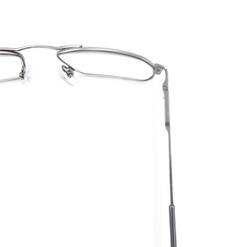 Майско цвете Утра-тънки очила за четене от метална сплав Супер фина ромбова рамка Очила за пресбиопия Леки очила за четене Мъже Жени