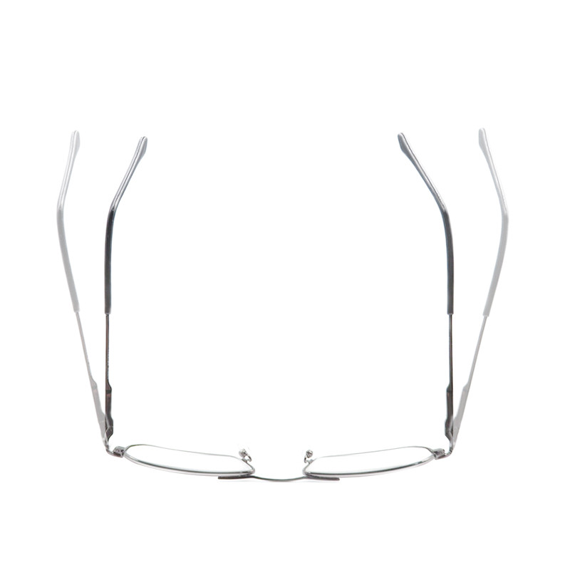 May Flower Ochelari de lectură ultra-subțiri din aliaj metalic Rama super-fină cu romb Ochelari prezbiopic Ochelari de lectură ușori Bărbați Femei