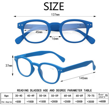 Γυαλιά ανάγνωσης Ανδρικά και Γυναικεία Αναγνώστες Εύκαμπτα γυαλιά με ελατήρια για ανάγνωση +1,0 +2,0 +3,0 +4,0 +5,0 +6,0