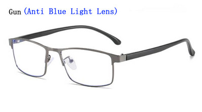 Muške metalne naočale za čitanje protiv plave zrake povećalo muško plavo svjetlo koje blokira prezbiopiju naočale računalne naočale 0,+1.0~+4.0