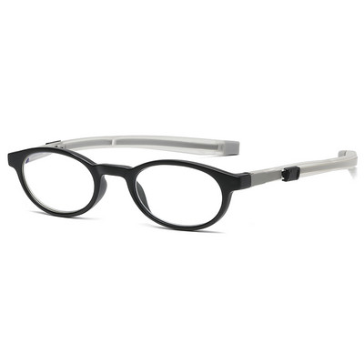 DML podesive viseće naočale za prezbiopiju, muške, prijenosne naočale za čitanje s trajnim magnetima, ženske kvadratne naočale punog okvira