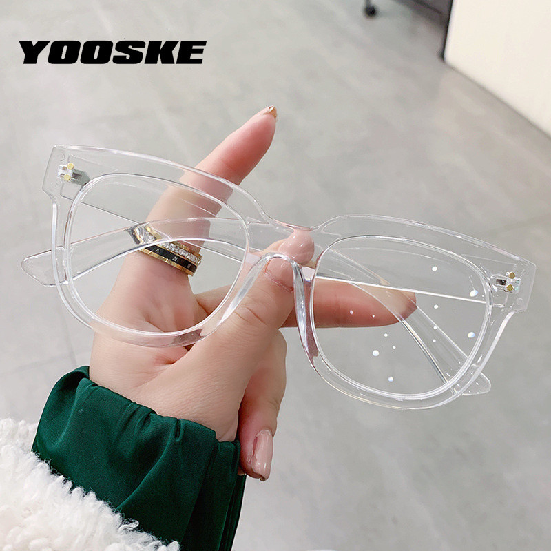 YOOSKE Ochelari de lectură anti-lumină albastră Femei Bărbați Ochelari de vedere retro pătrați Ochelari de prezbiopie cu prescripție +1,0 +1,5 +2,0 +3,5
