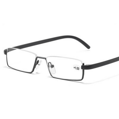 ZUEE Metalne naočale za čitanje protiv plave svjetlosti Muške leće za dalekovidnost za žene Muške modne naočale visoke rezolucije s poluokvirom