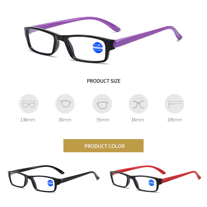 seemfly male okvire udobne naočale za čitanje ultra lagane anti-Blue Ray Žene Muškarci Presbyopia Računalne naočale +1,5 +2,5 +2,0