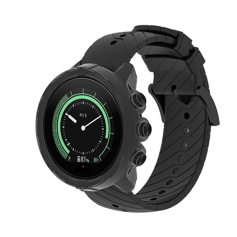 2+1 Θήκη προστασίας + Προστατευτικό οθόνης για έξυπνο ρολόι Suunto 9 Προστατευτικό κάλυμμα TPU μεμβράνη από γυαλί σκληρυμένο