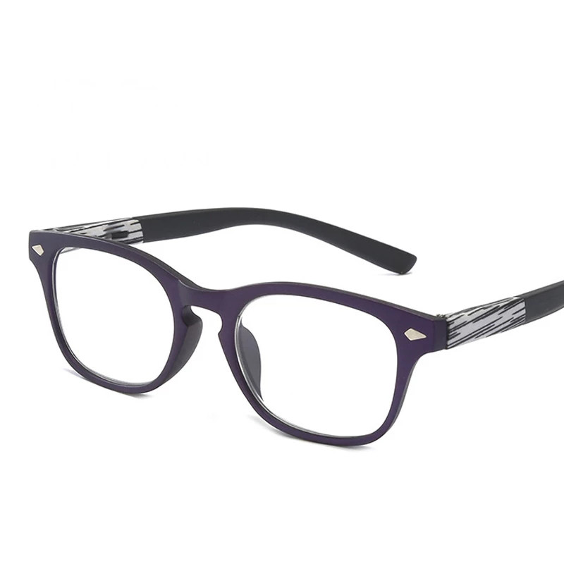 May Flower Square Retro Vintage Drvene naočale za čitanje Muške dioptrijske naočale Ženske naočale za vid Plus Wood Grain +1,5+2+3,5+4