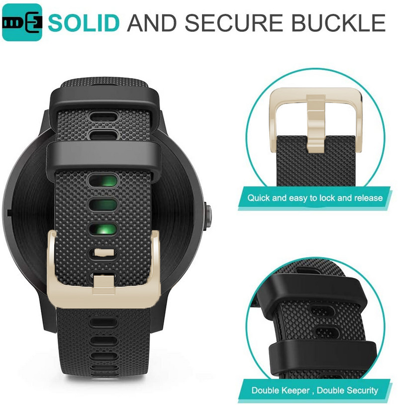 20 mm kompatibilan za SUUNTO 3 Fitness Silikonska narukvica Zamjenska sportska narukvica Narukvica za pametni sat Remen Correa