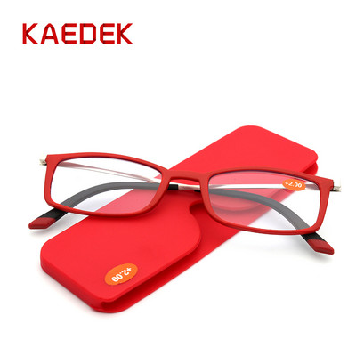 KAEDEK Ultralake naočale za čitanje Muškarci Žene Nesalomljive naočale Naočale od smole visoke razlučivosti Dioptrijske naočale za prezbiopiju