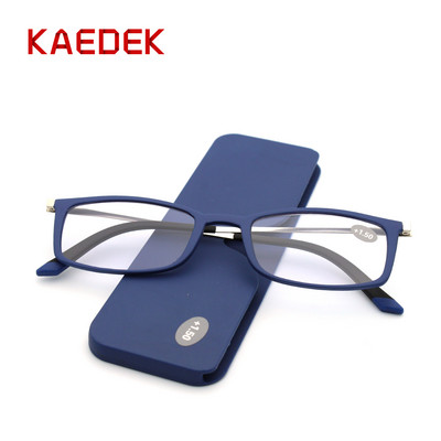 KAEDEK Ultralake naočale za čitanje Muškarci Žene Nesalomljive naočale Naočale od smole visoke razlučivosti Dioptrijske naočale za prezbiopiju