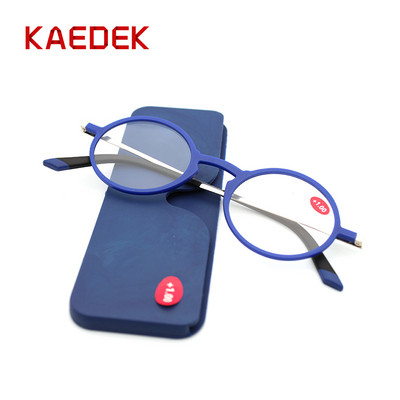 KAEDEK Ultralake naočale za čitanje Muškarci Žene Nesalomljive naočale Naočale od smole visoke razlučivosti Dioptrijske naočale za prezbiopiju