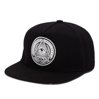 Κλασικό 5 πάνελ βαμβακερό snapback 3d God eyes πλαστικό μπάλωμα ανδρικό καπέλο μπέιζμπολ με επίπεδο γείσο καπέλο χιπ χοπ και καπέλο για άνδρες και γυναίκες