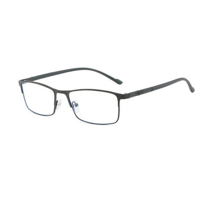 Muške naočale za čitanje Anti-plavo svjetlo Metalni poluokvir Naočale s dalekovidnošću za računalo s dioptrijom Optičke naočale 1.5 2.5