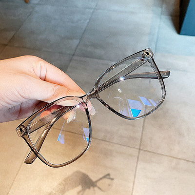 Novi stil Unisex završene kratkovidne naočale Luksuzni dizajn Anti-plave naočale za blizinu Kvadratne velike naočale za muškarce Žene