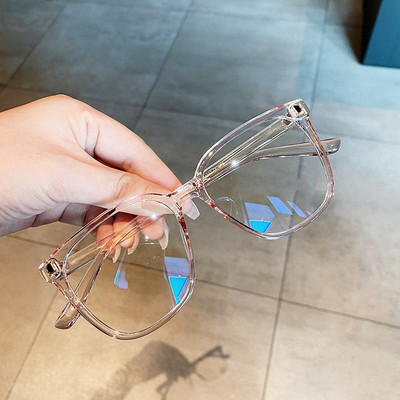 Novi stil Unisex završene kratkovidne naočale Luksuzni dizajn Anti-plave naočale za blizinu Kvadratne velike naočale za muškarce Žene