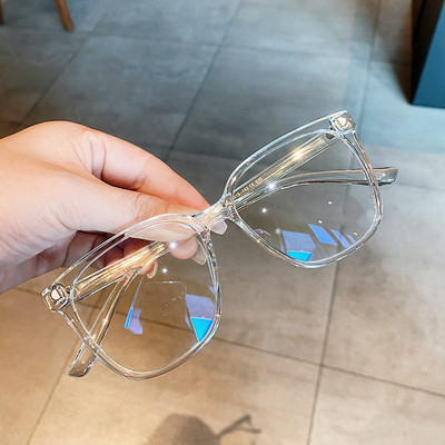 Novi stil Unisex završene kratkovidne naočale Luksuzni dizajn Anti-plave naočale za blizinu Kvadratne velike naočale za muškarce Žene