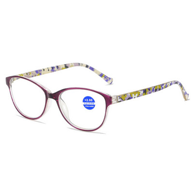 Ochelari de lectură anti-albastru cu imprimare 2022 pentru bărbați și femei Ochelari de lectură HD prezbiopie+1.0+1.5+2.0+2.5+3.0+3.5+4.0