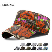 Bauhinia grafiti od cvjetne tkanine muškarci i žene na otvorenom korejski hip-hop krema za sunčanje suncobran vojna kapa s ravnom kapom