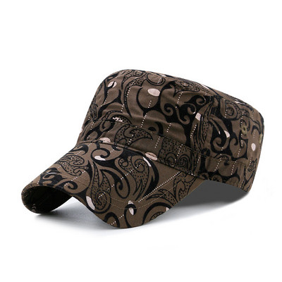 Bauhinia grafiti od cvjetne tkanine muškarci i žene na otvorenom korejski hip-hop krema za sunčanje suncobran vojna kapa s ravnom kapom