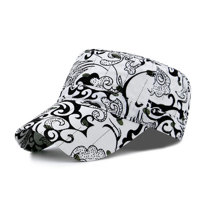 Bauhinia grafiti od cvjetne tkanine muškarci i žene na otvorenom korejski hip-hop krema za sunčanje suncobran vojna kapa s ravnom kapom