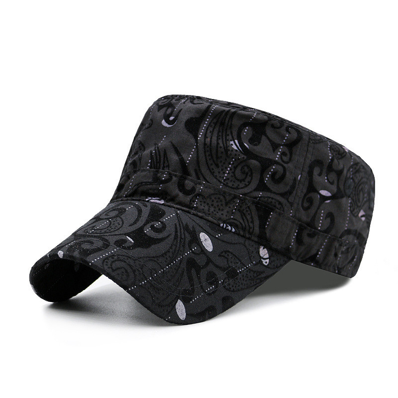 Bauhinia grafiti od cvjetne tkanine muškarci i žene na otvorenom korejski hip-hop krema za sunčanje suncobran vojna kapa s ravnom kapom