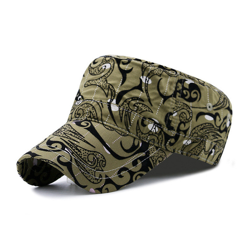 Bauhinia grafiti od cvjetne tkanine muškarci i žene na otvorenom korejski hip-hop krema za sunčanje suncobran vojna kapa s ravnom kapom