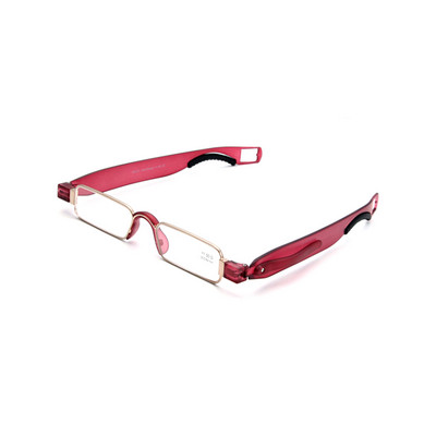 Skaitymo akiniai Vyriški Moteriški Sukami sulankstomi nešiojamieji akiniai su dėklu Mėlyni šviesą blokuojantys akiniai Presbyopical Akiniai Akiniai