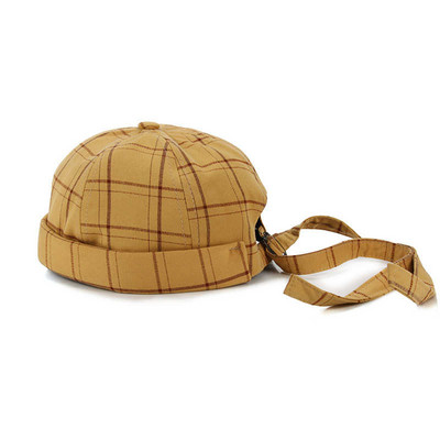 Bărbați, femei, șapcă cu șapcă cu zăbrele, șapcă ocazională Docker, marinar, mecanic, căciulă fără boruri, dovleac, bleumarin.