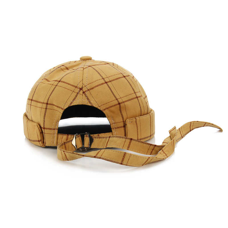 Bărbați, femei, șapcă cu șapcă cu zăbrele, șapcă ocazională Docker, marinar, mecanic, căciulă fără boruri, dovleac, bleumarin.