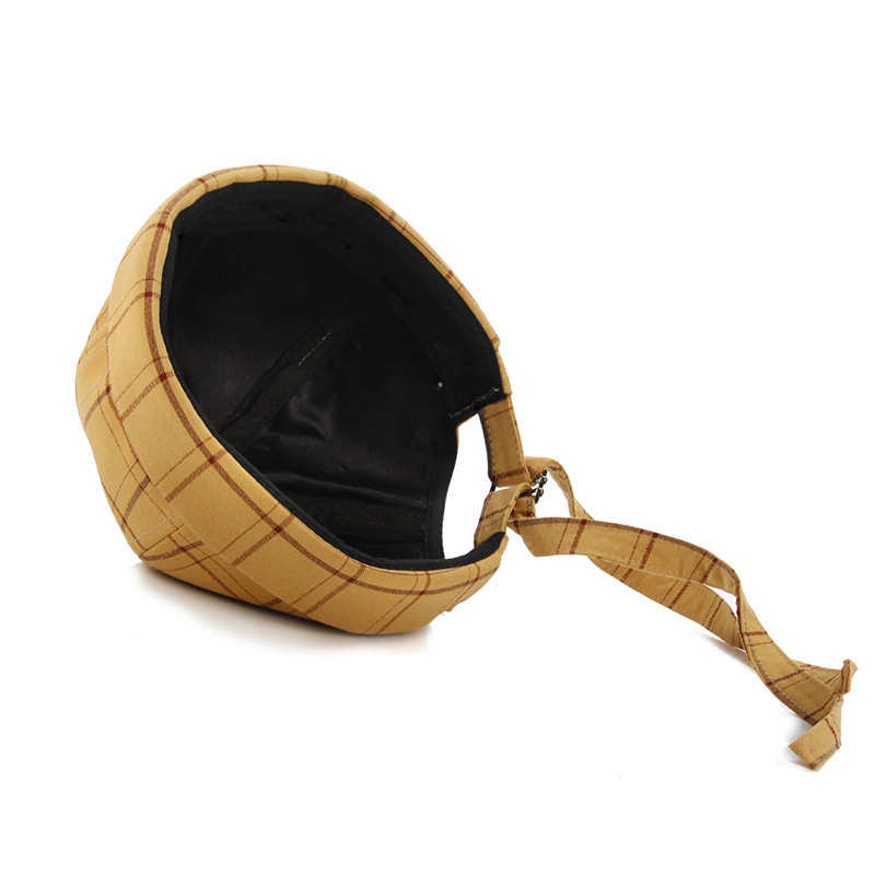 Bărbați, femei, șapcă cu șapcă cu zăbrele, șapcă ocazională Docker, marinar, mecanic, căciulă fără boruri, dovleac, bleumarin.