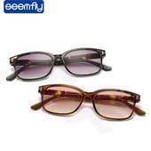 seemfly Ochelari de soare pentru lectură HD Femei Bărbați Lentile negre degradate Ochelari prezbiopi Ochelari de lectură unisex Dioptrii + 1,0 1,5 2,5