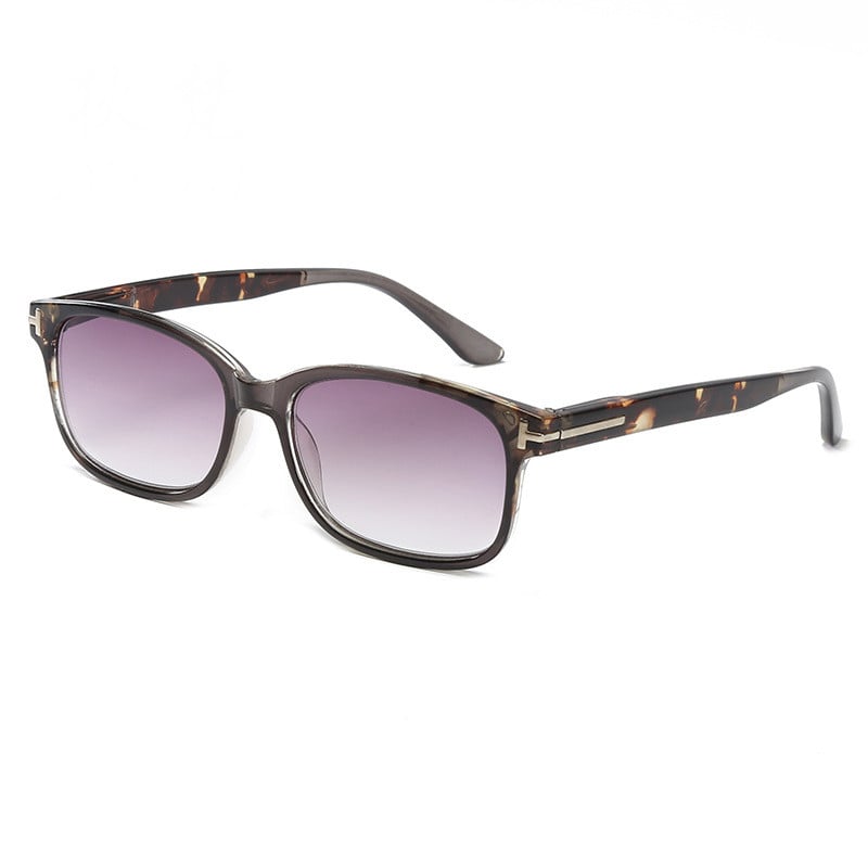 seemfly Ochelari de soare pentru lectură HD Femei Bărbați Lentile negre degradate Ochelari prezbiopi Ochelari de lectură unisex Dioptrii + 1,0 1,5 2,5