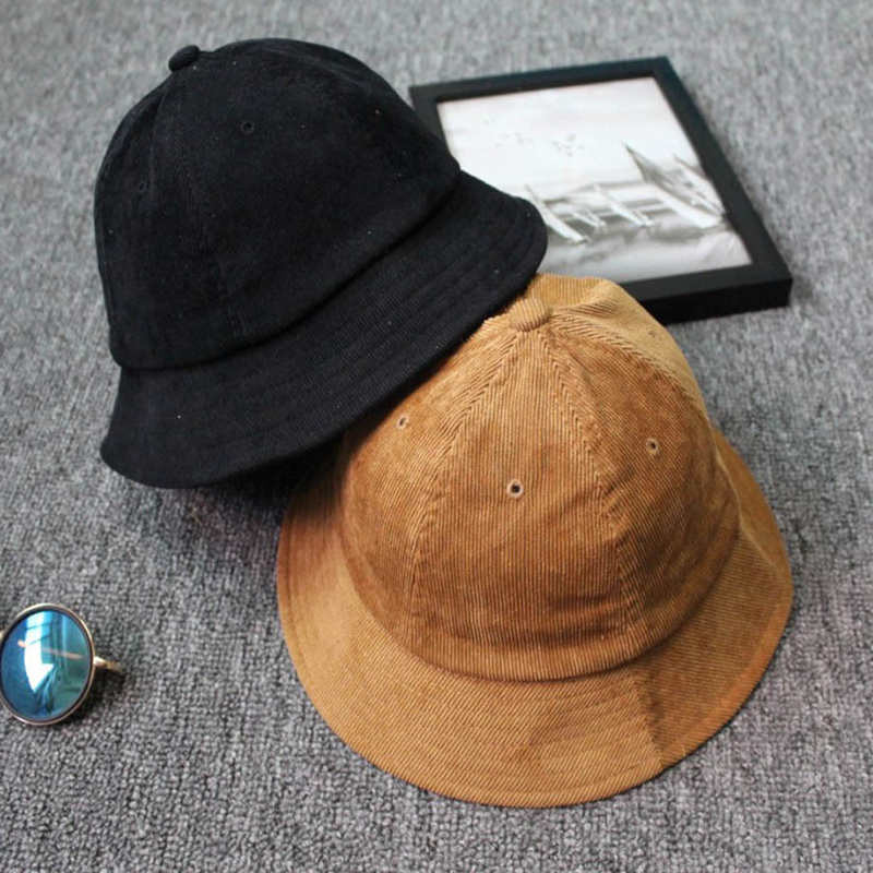 2020. šešir s kantom od samta od tvida Ženska panama zimska jednobojna japanska ulična odjeća Sklopiva krema za sunčanje Veliki široki vizir Vintage ravni šešir