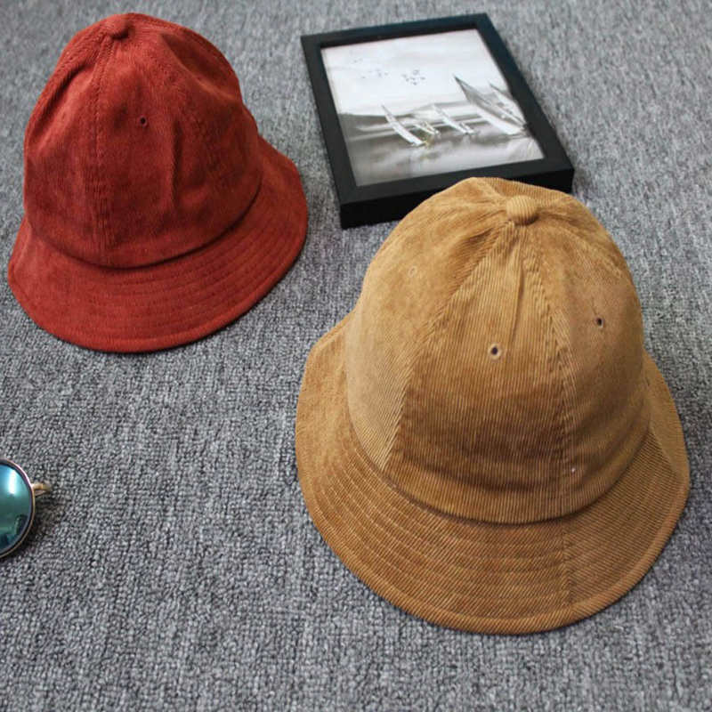 2020. šešir s kantom od samta od tvida Ženska panama zimska jednobojna japanska ulična odjeća Sklopiva krema za sunčanje Veliki široki vizir Vintage ravni šešir