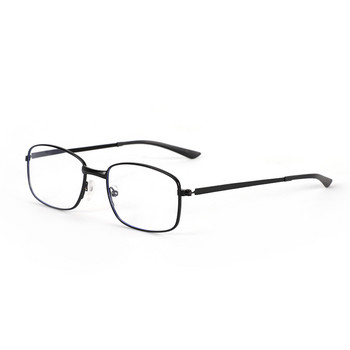 Νέα γυαλιά ανάγνωσης υπολογιστή Anti Blue Light Μεταλλικά γυαλιά οπτικής πρεσβυωπίας με μικρό τετράγωνο πλαίσιο +1,0+1,5+2,0+2,5+3,0+3,5+4,0