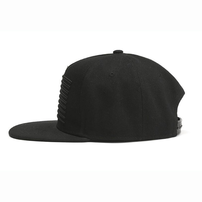 Nová vysoko kvalitná vyšívaná baseballová čiapka s americkou vlajkou, hviezdami a pruhmi, unisex snapback čiapky, hip hop, plochá skateboardová čiapka