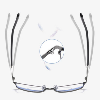 Ανδρικά επαγγελματικά γυαλιά ανάγνωσης FG από ανοξείδωτο χάλυβα για ανδρικά γυαλιά ανάγνωσης πρεσβυωπίας +1,0 έως +4,0