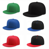 Nova ljetna vruća rasprodaja, muška ženska bejzbol kapa, hip-hop ravna kapa, 100% pamuk, višebojni podesivi sportski modni šeširi