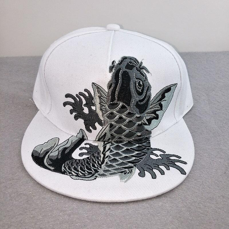 Outood Vīriešu 5 paneļu plakana banknotes snapback cepures Vīrieši Sievietēm 3D dzīvnieku izšuvumi trucker cepure Hip hop Sporta cepure Gorras