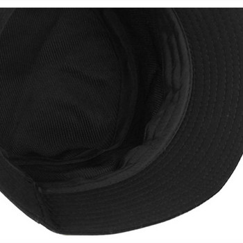Бродерия с букви Унисекс кофа Лятна рибарска шапка Външна Панама Слънчева шапка Мъже Жени Хип-хоп Рибарска шапка