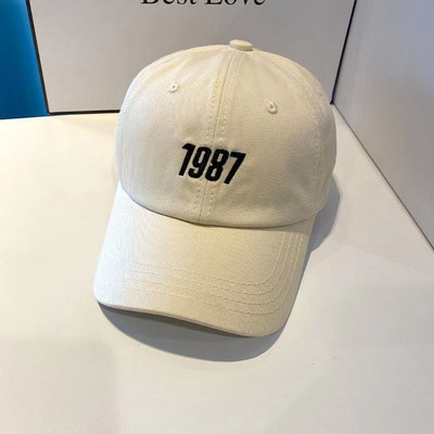 2022SS sügis, uus naiste pesapallimüts, õues päikesevari, pehme pesapallimüts, tüdrukute hip-hop High Street Müts, 100% puuvillane isamüts