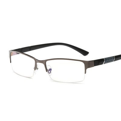 Uus mood äri lugemisprillid meeste naiste poolraamiga kontoriprillid Dioptrid +1,0 +1,5 +2,0 +2,5 +3,0 +3,5 +4,0