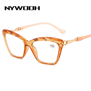 Γυαλιά ανάγνωσης NYWOOH Cat Eye Γυναικεία μόδα Μάρκα Ρητίνη Πρεσβυωπία Γυαλιά οράσεως Συνταγογραφούμενα Γυαλιά ανάγνωσης Διόπτρα