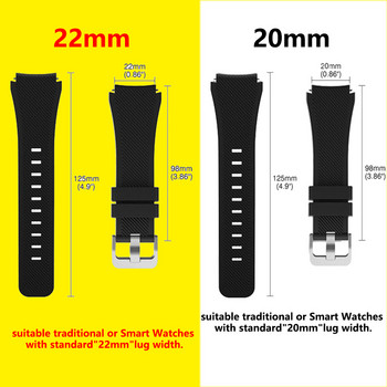 Γρήγορη κυκλοφορία 22 20 Sport Strap Silicone Strap For Garmin Venu 2 Plus/Vivoactive 4 3/Forerunner 255 245 645 Music Watch Band Bracelet